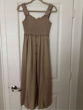 Linen Dress Khaki